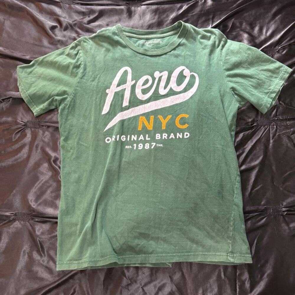 Green aeropostale vintage t shirt